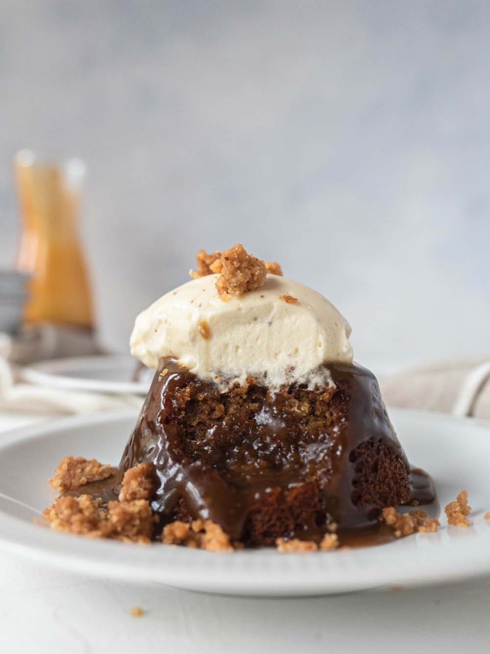 BEST Sticky Date Puddings with Walnut Crumble - Catherine Zhang