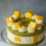 Matcha Mango Sponge Cake