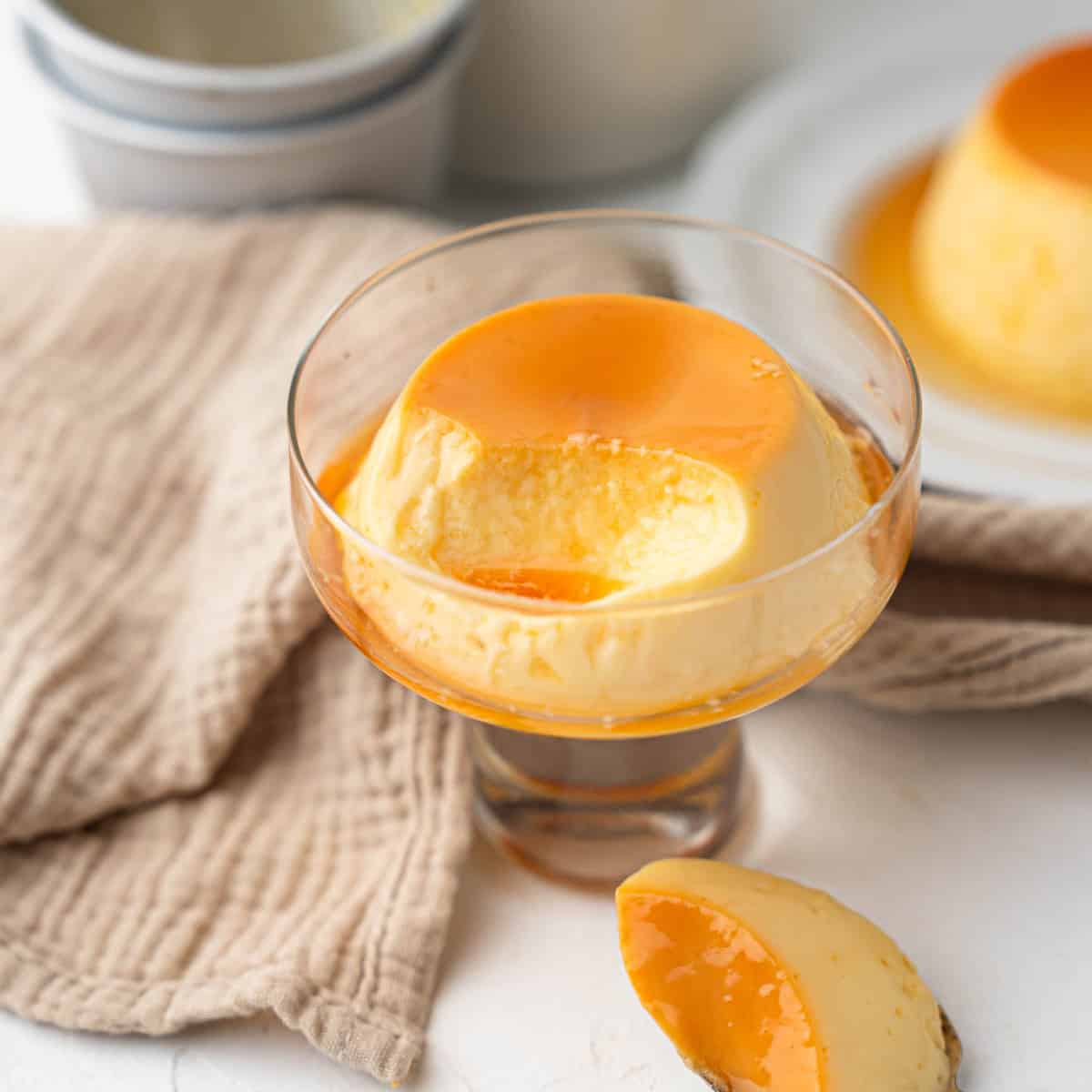 Purin (Japanese Creme Caramel)