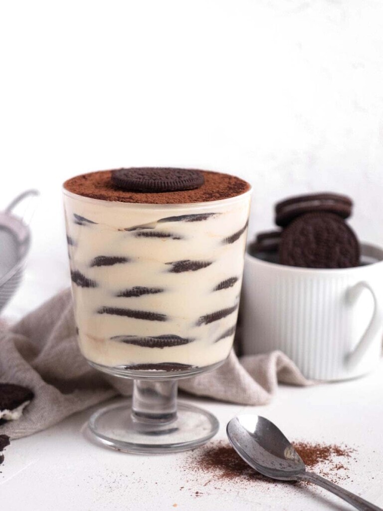 Oreo Frangelico Coffee Tiramisu with Mascarpone Cream 