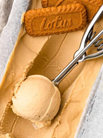 no churn lotus biscoff cookie butter ice cream