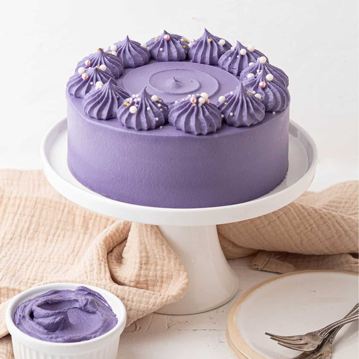 Ube Cake (Filipino Purple Yam Cake) - The Unlikely Baker®