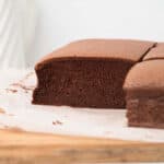 Cotton soft chocolate sponge castella cake