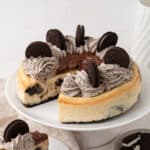 Cookies and Cream Oreo Bakes Cheesecake