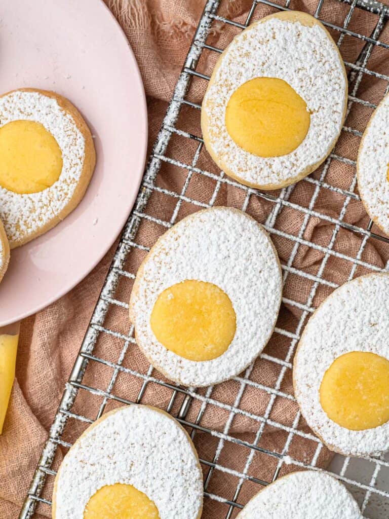 Melt in your mouth lemon curd thumbprint cookies