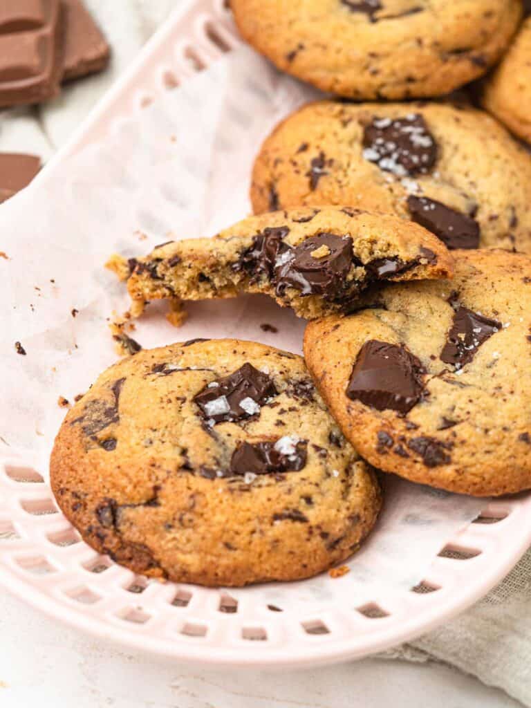 Ultimate chewy and soft chocolate chip cookies
