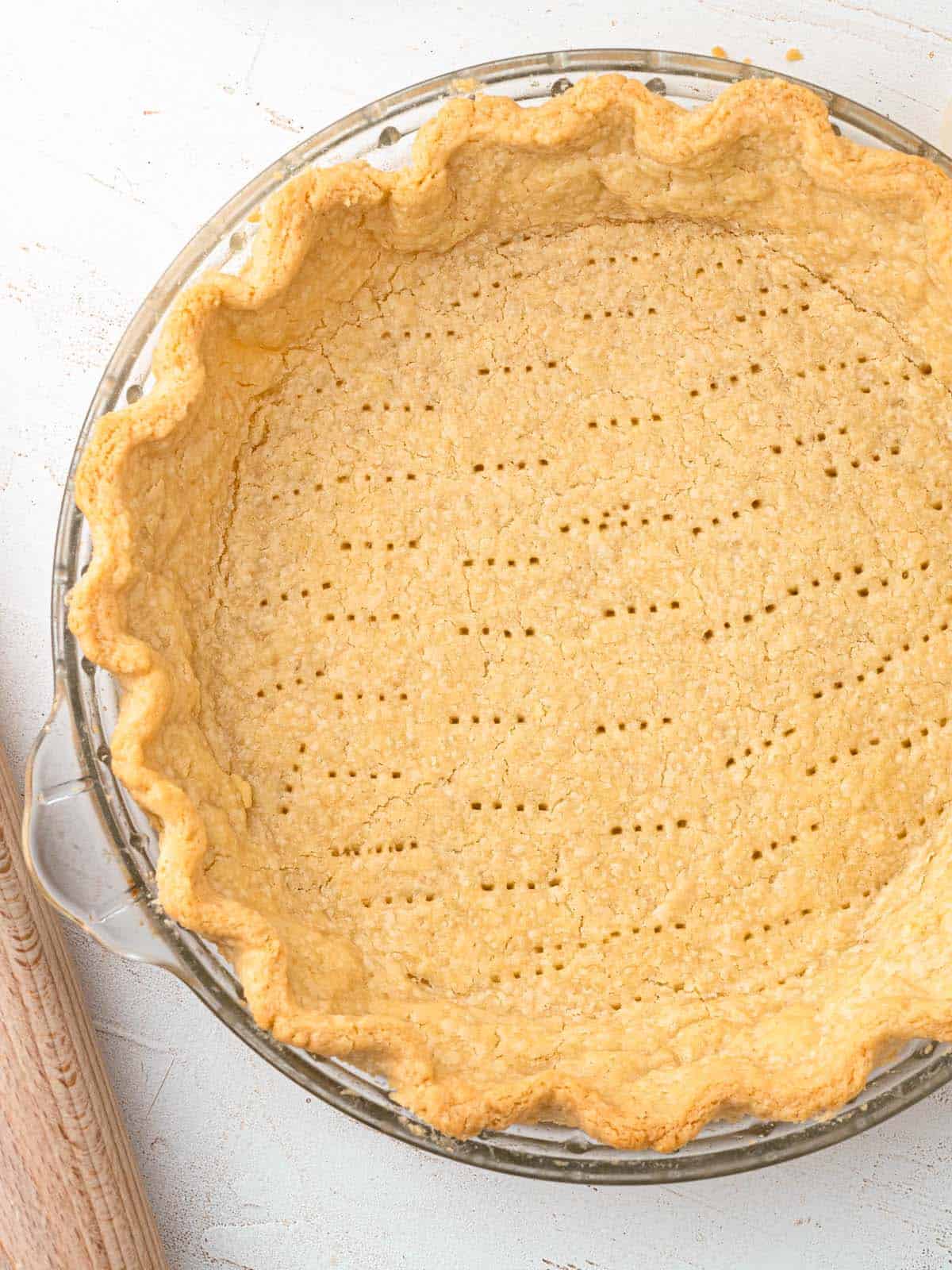 Flaky homemade buttery pie crust