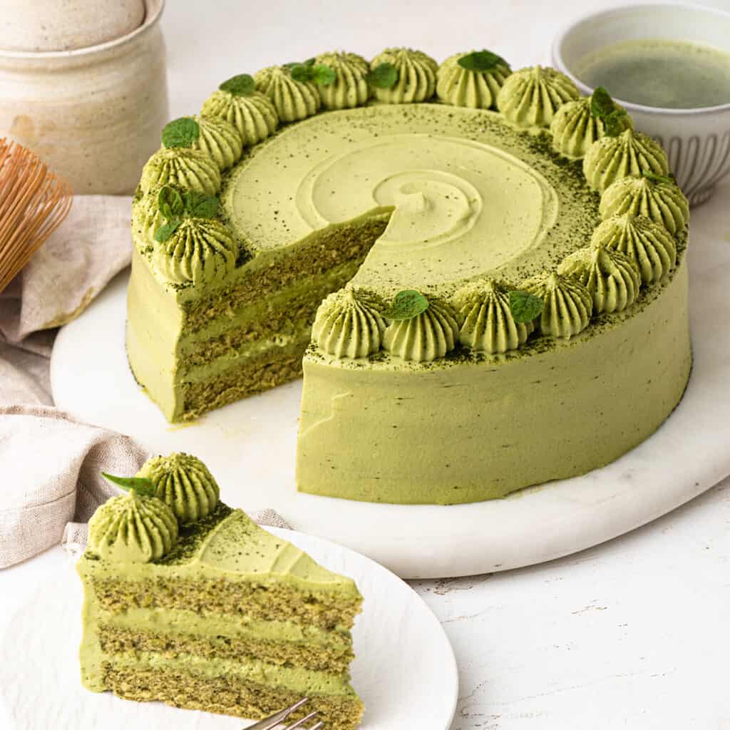 Matcha Cake Catherine Zhang