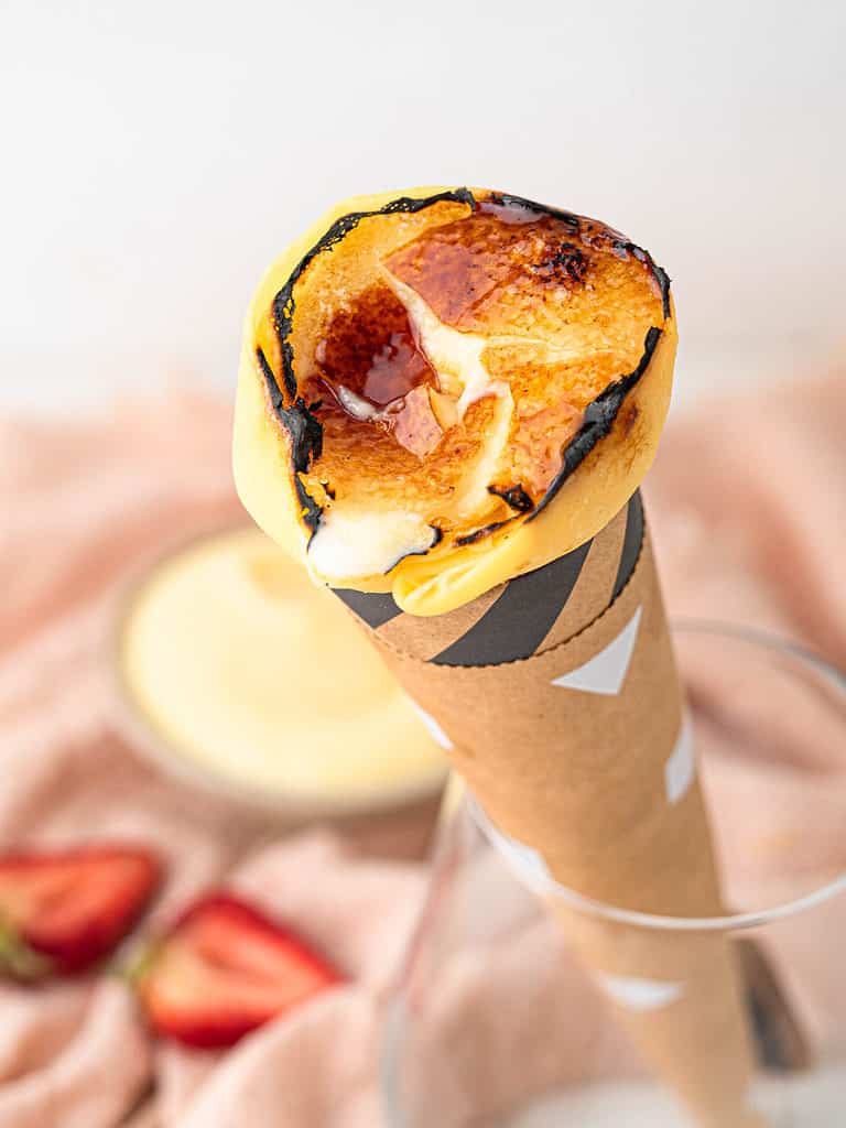 Sticky Crepe Creme Brulee Crepe - Catherine Zhang