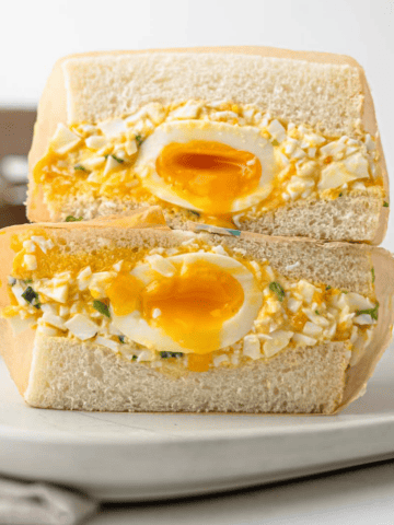 Tamago sando Japanese egg sandwich
