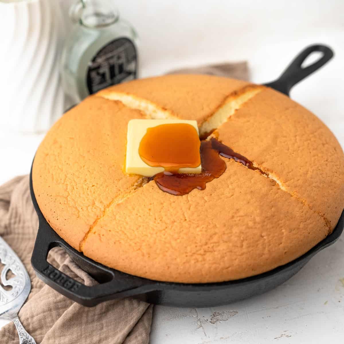 Recipe: Cast Iron Baked Pancake - Shikha la mode