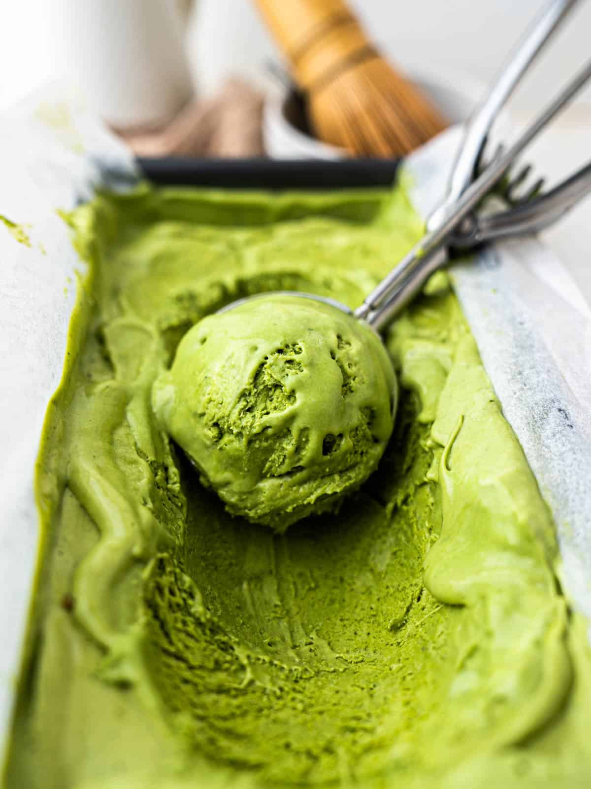 no churn matcha green tea ice cream