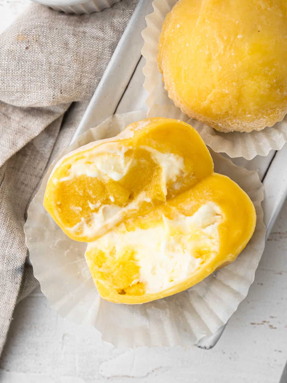 2 ingredient mango mochi ice cream
