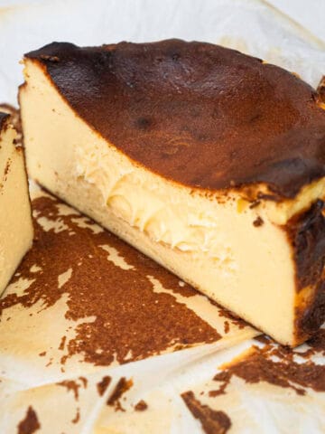 sans Sebastian vanilla burnt basque cheesecake
