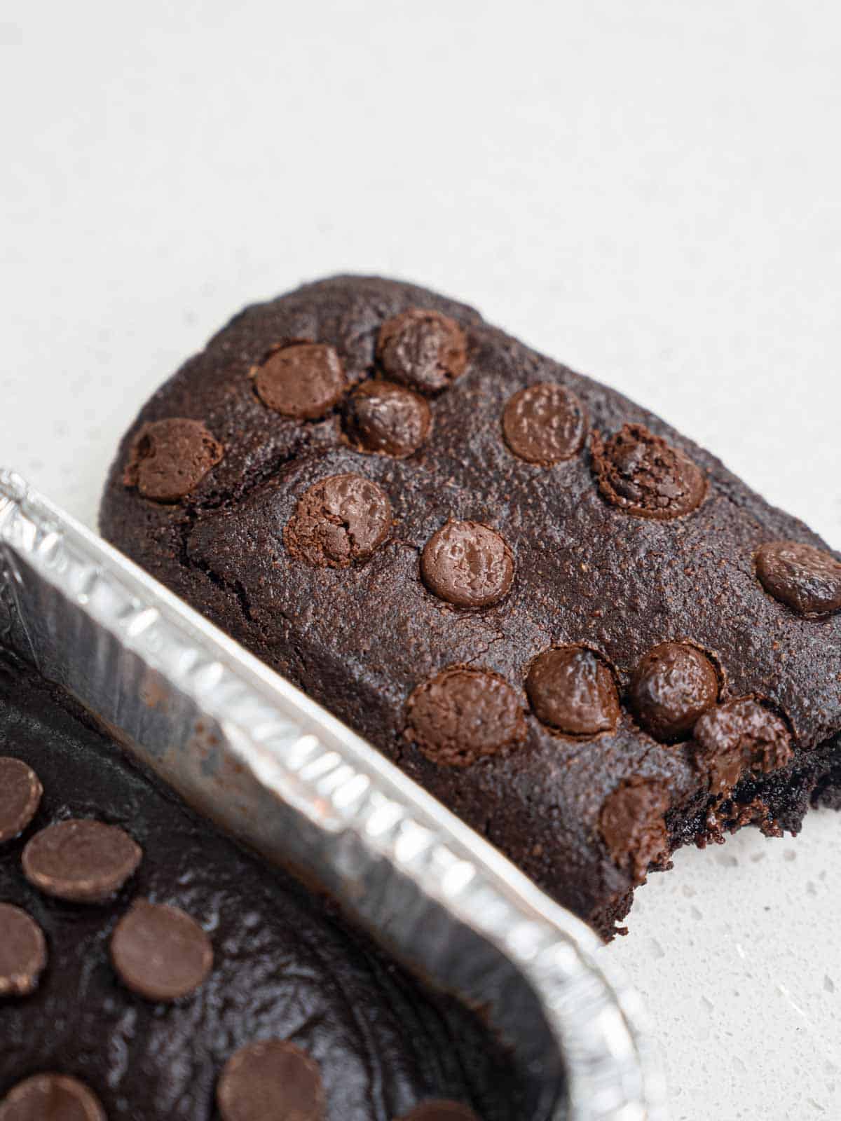 single serve airfryer chocolate brownie