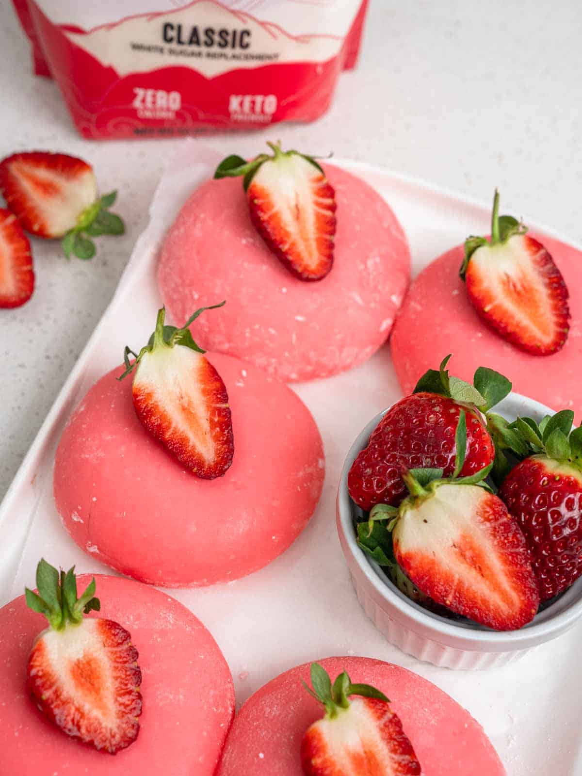 Healthy strawberry mochi recipe