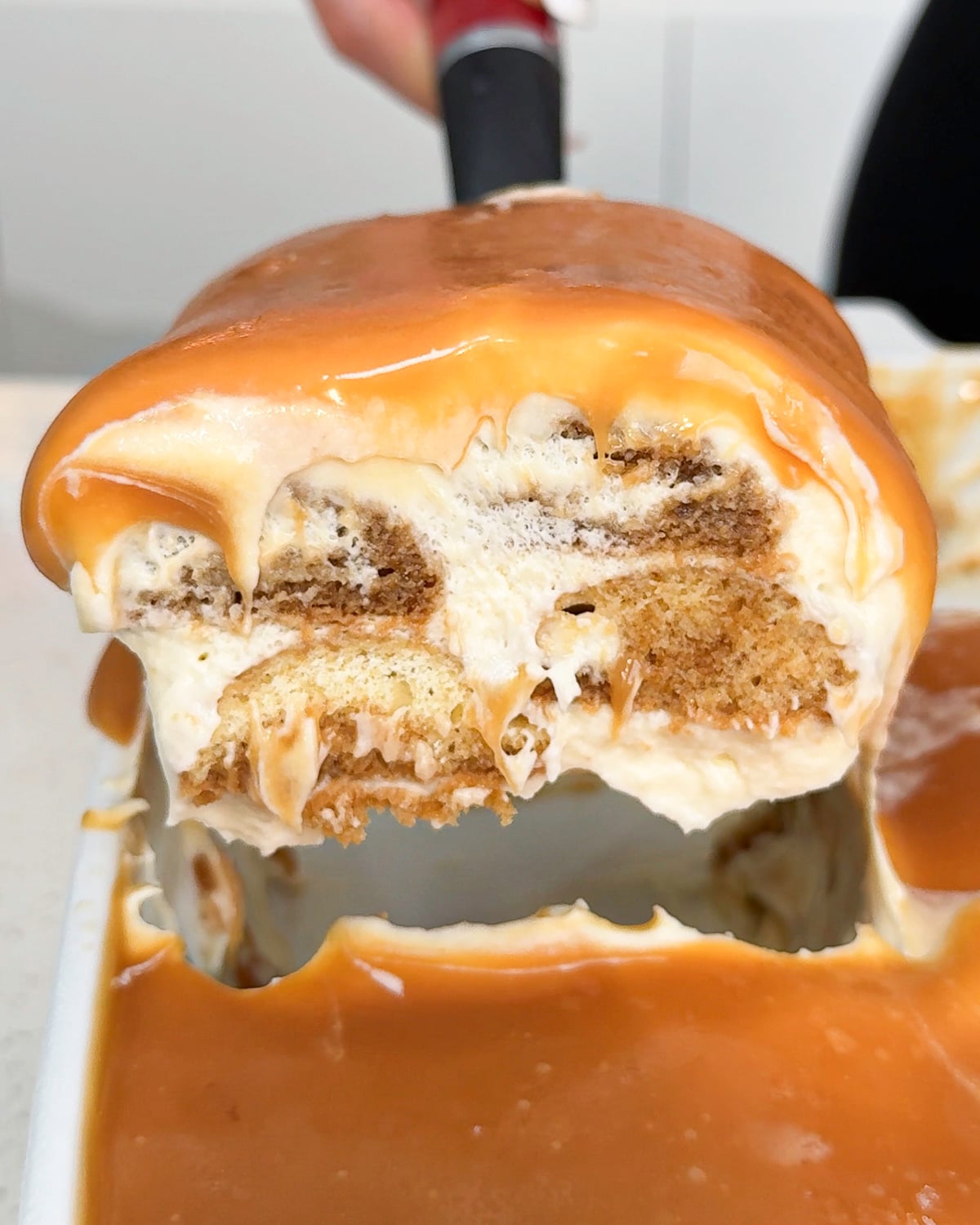 No bake salted caramel tiramisu - Catherine Zhang No bake salted caramel tiramisu