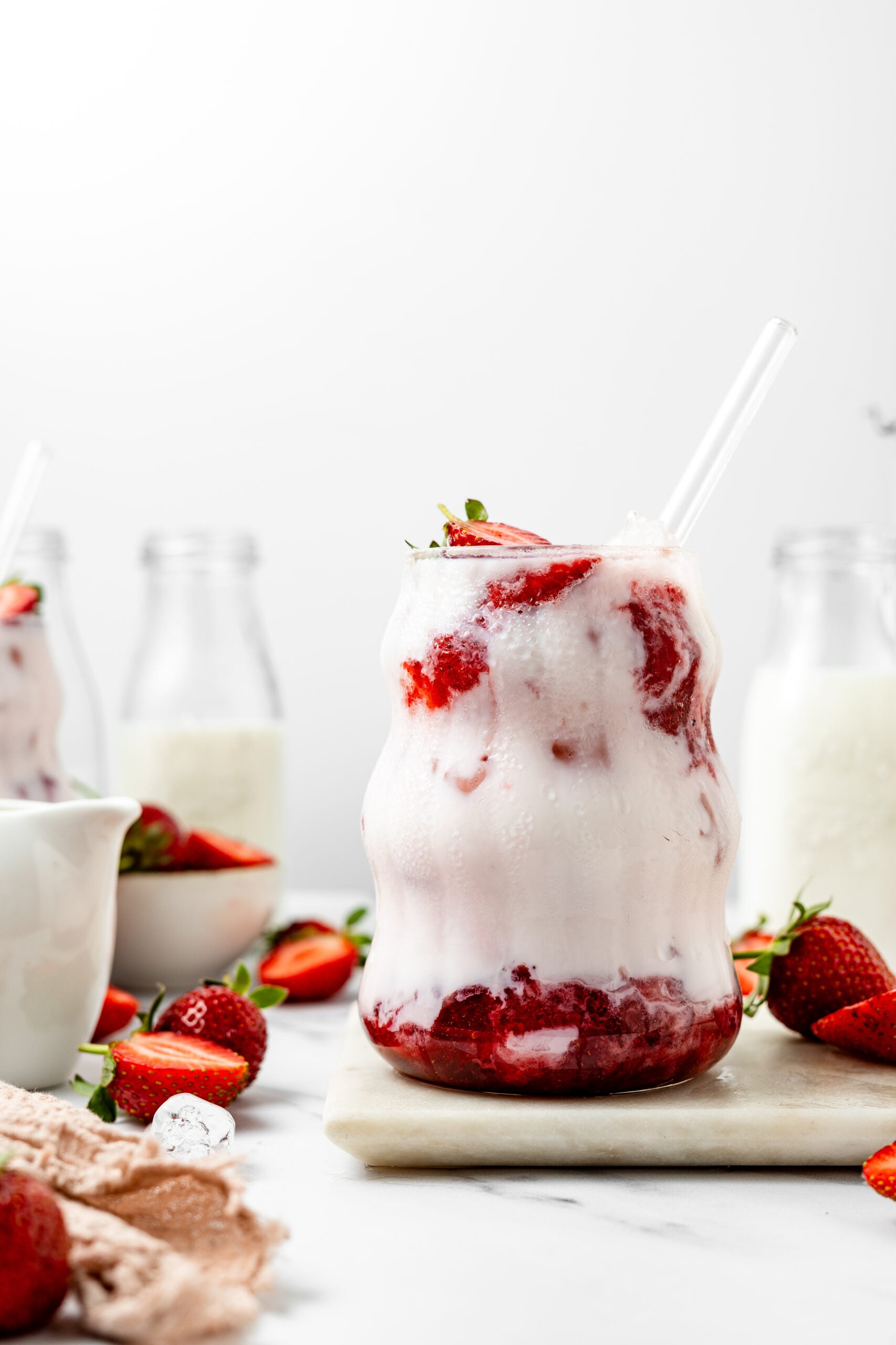 Korean strawberry milk recipe - Catherine Zhang Korean strawberry milk recipe