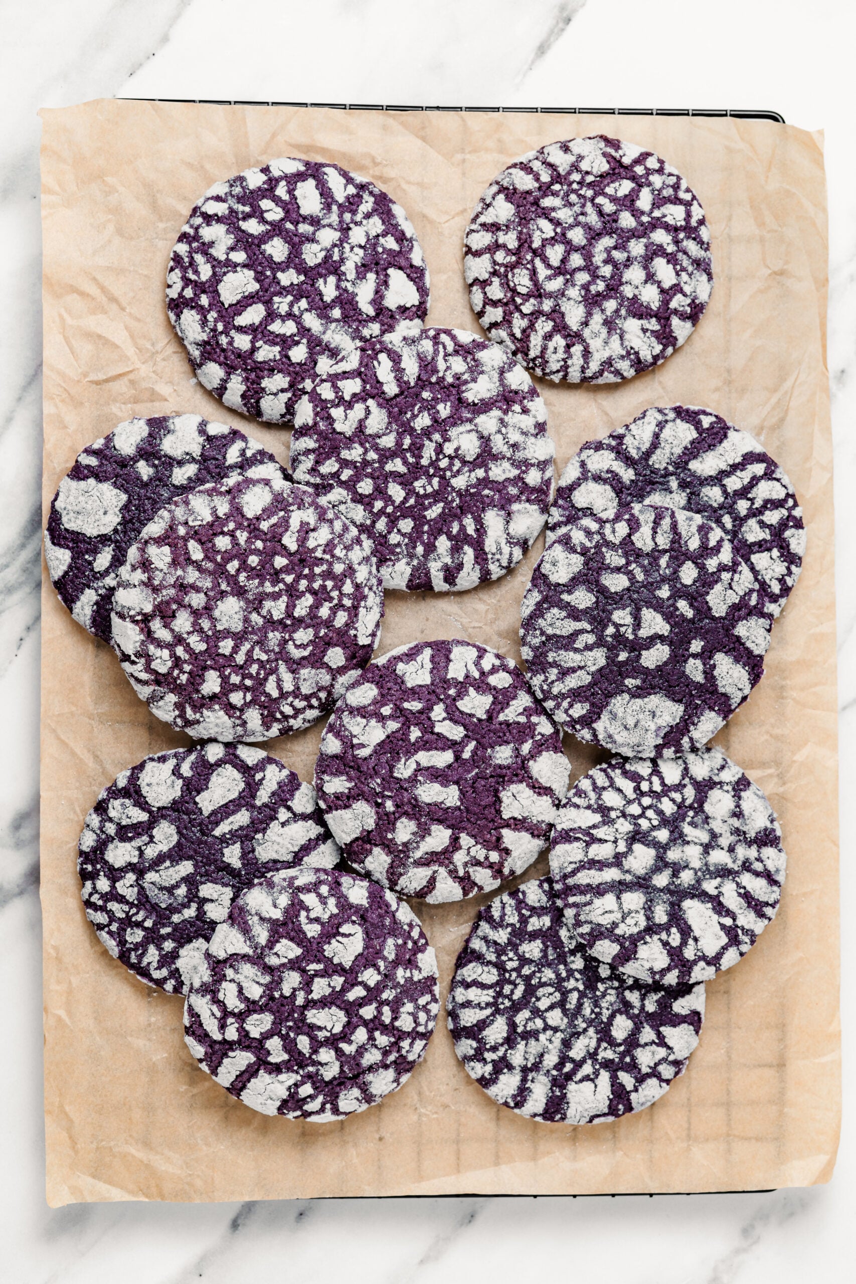 ube crinkles - Catherine Zhang ube crinkles