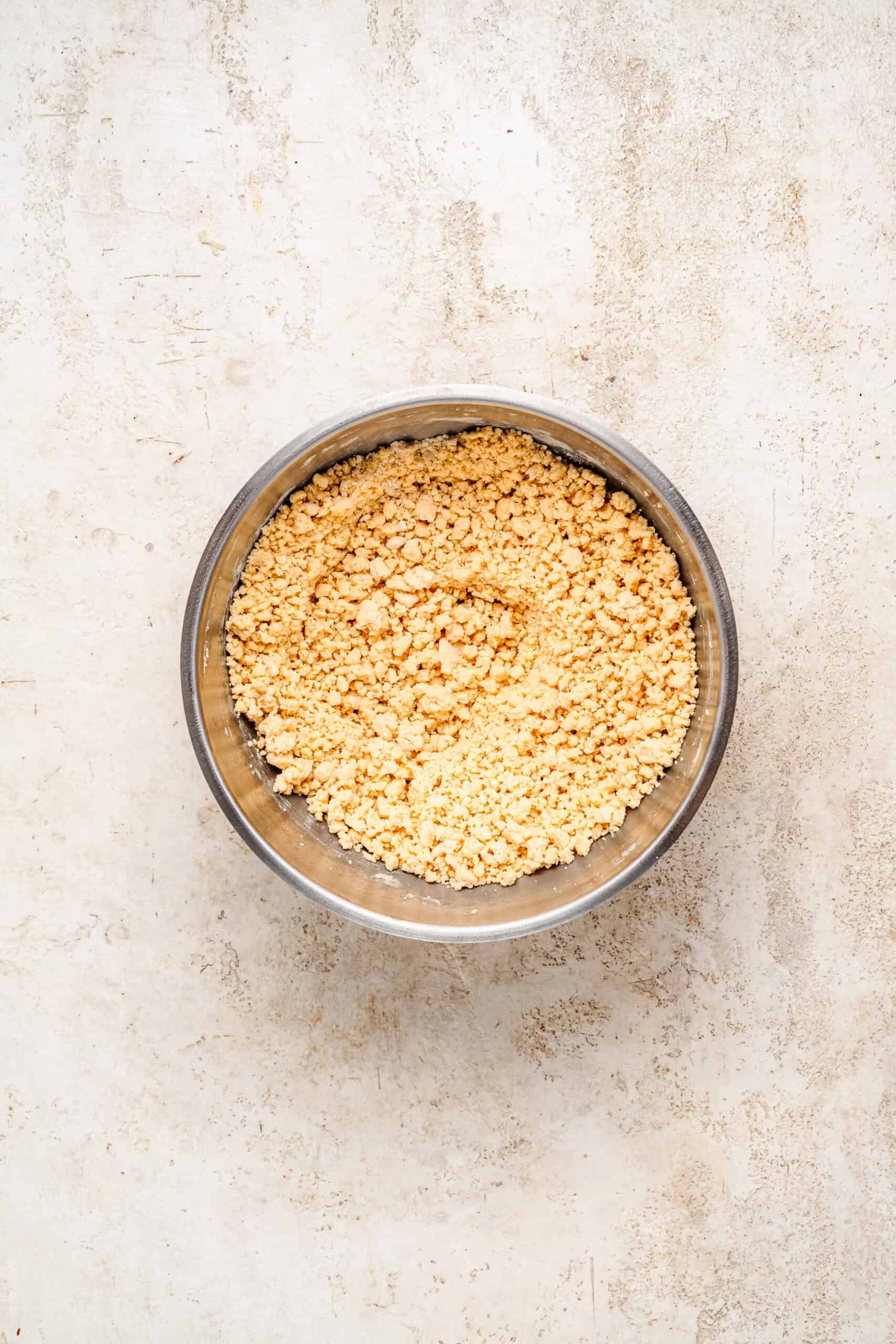 Coarse peanut soboro streusel crumbs for the soboro bread topping - Catherine Zhang Coarse peanut soboro streusel crumbs for the topping
