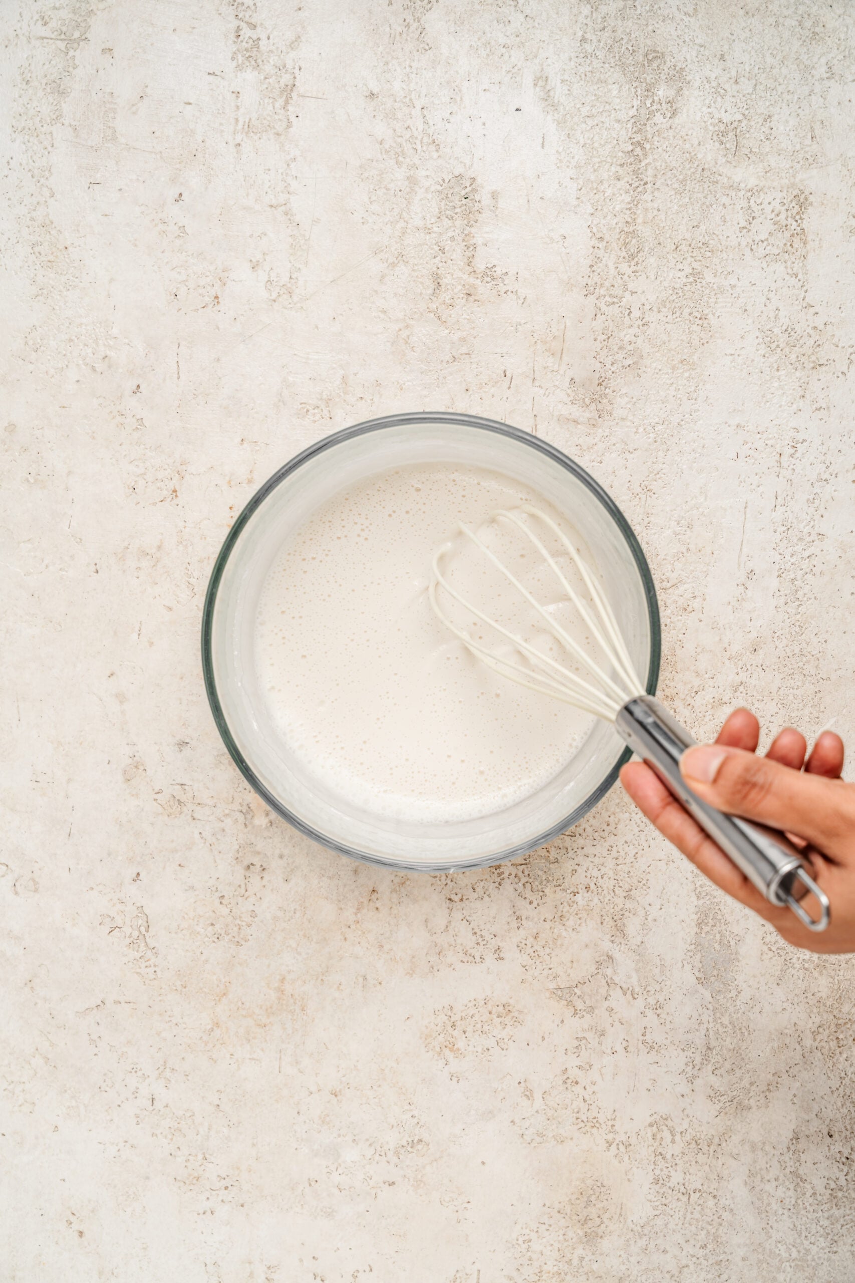 Smooth lump free mochi batter ready to microwave - Catherine Zhang Smooth lump free mochi batter ready to microwave