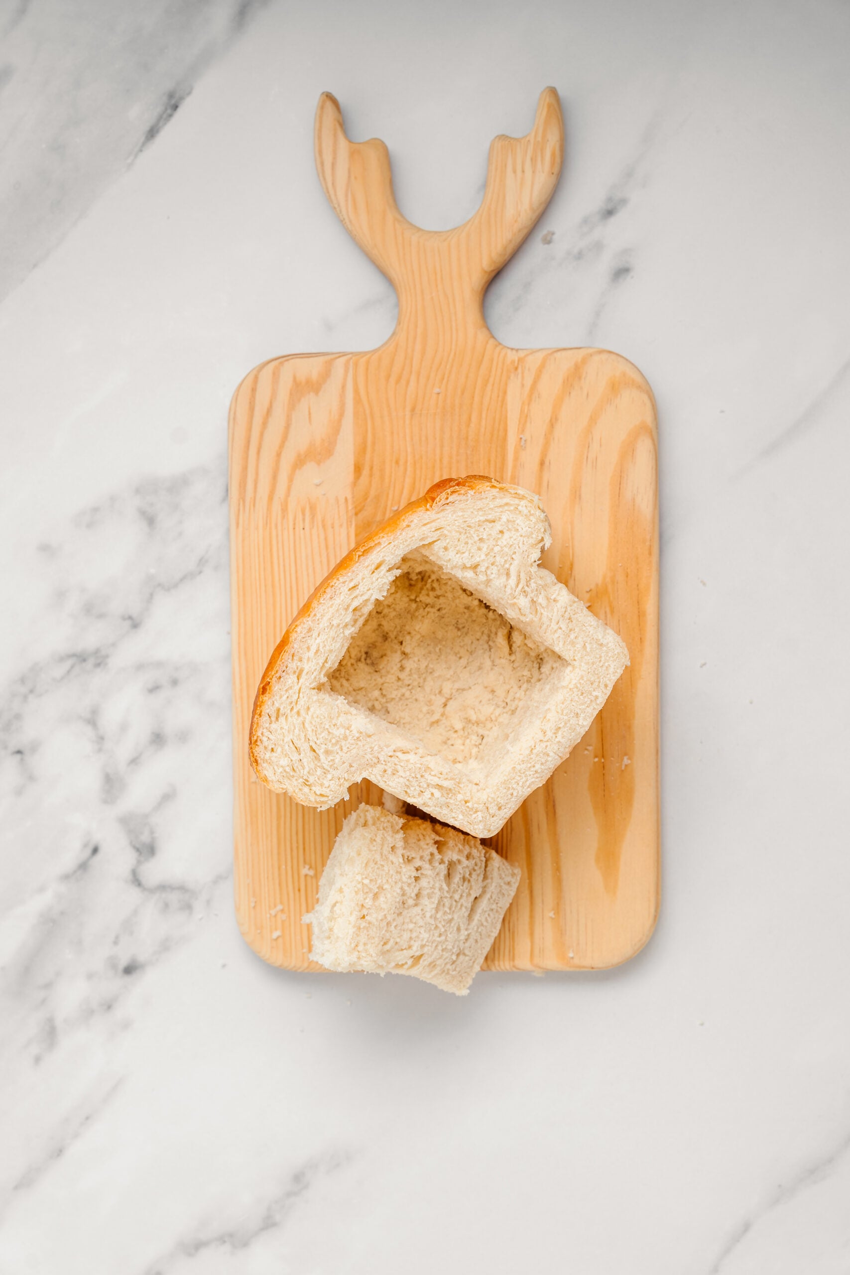 Shibuya Honey Toast - Catherine Zhang Bread box hollowed out with the centre lifted out in one piece